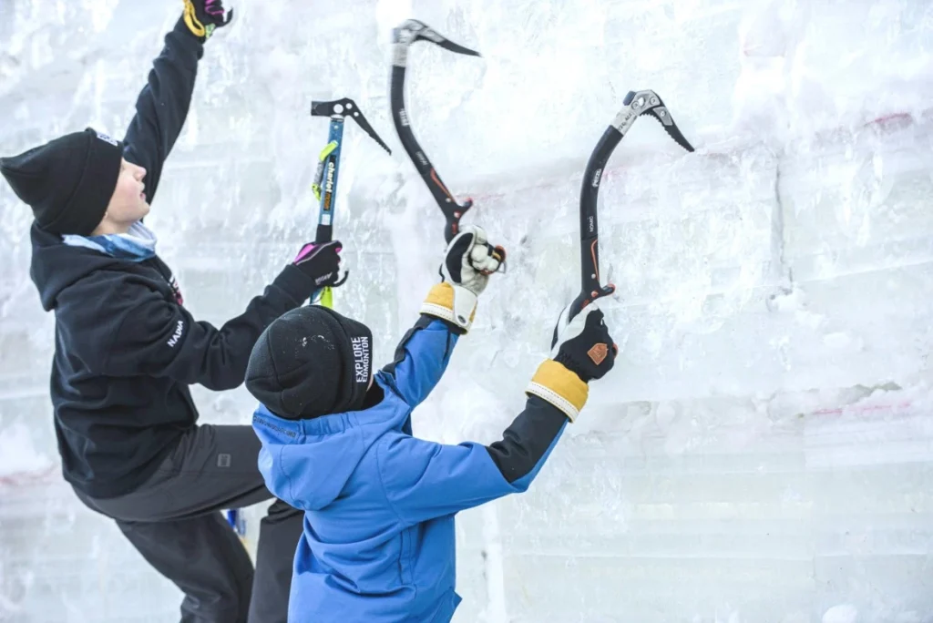 Ice Climbing Edmonton - Team Building